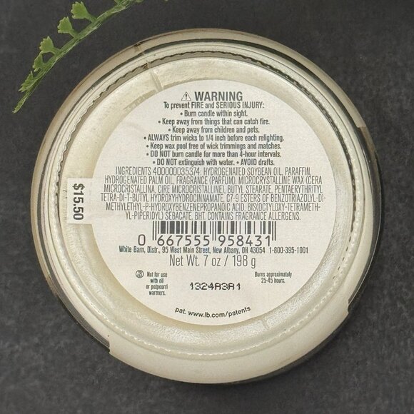 BBW Pineapple Mango White Barn Bath & Body Works Mason Jar Single Wick Candle - Picture 10 of 10